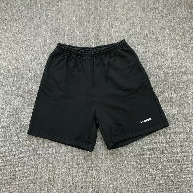 Balenciaga Balenciaga size M Black washed and worn-out embroidered lo Size US 27 - 1 Thumbnail