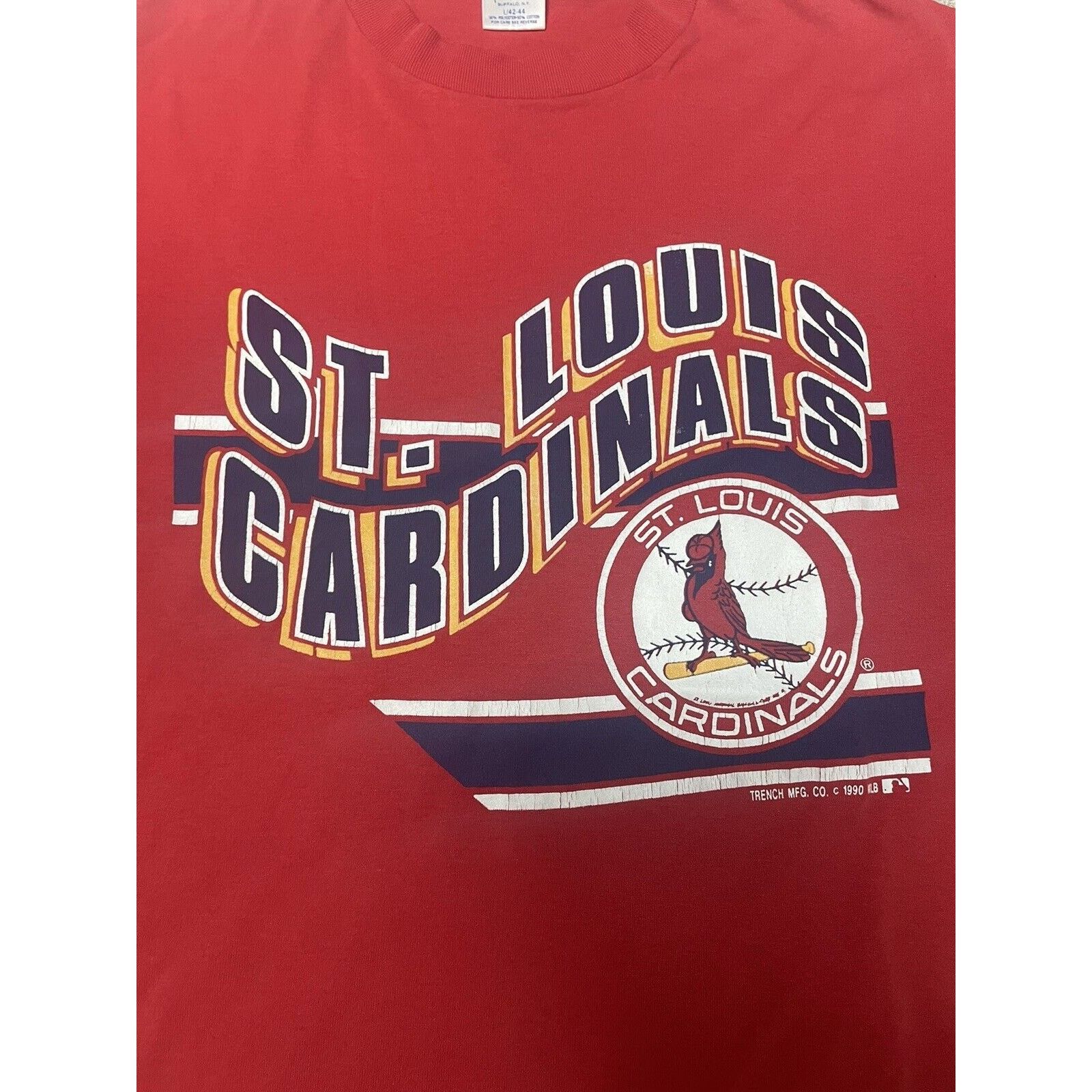 Other St Louis Cardinals Baseball VTG 1990 Mens T-Shirt Size L Size US L / EU 52-54 / 3 - 2 Thumbnail