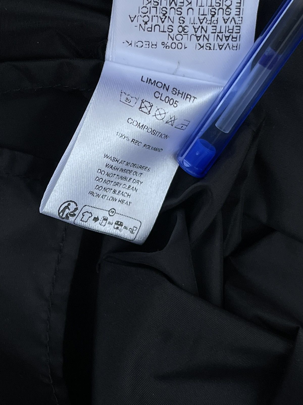 Other !DS! SS22 Nikolaj Storm Limon Black Nylon Shirt Size US M / EU 48-50 / 2 - 17 Thumbnail
