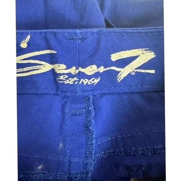 Vintage Seven7 Jeans Womens Blue Skinny Stretch Denim Pants 29 Casual Ladies 5 Pockets Size 29" - 3 Thumbnail