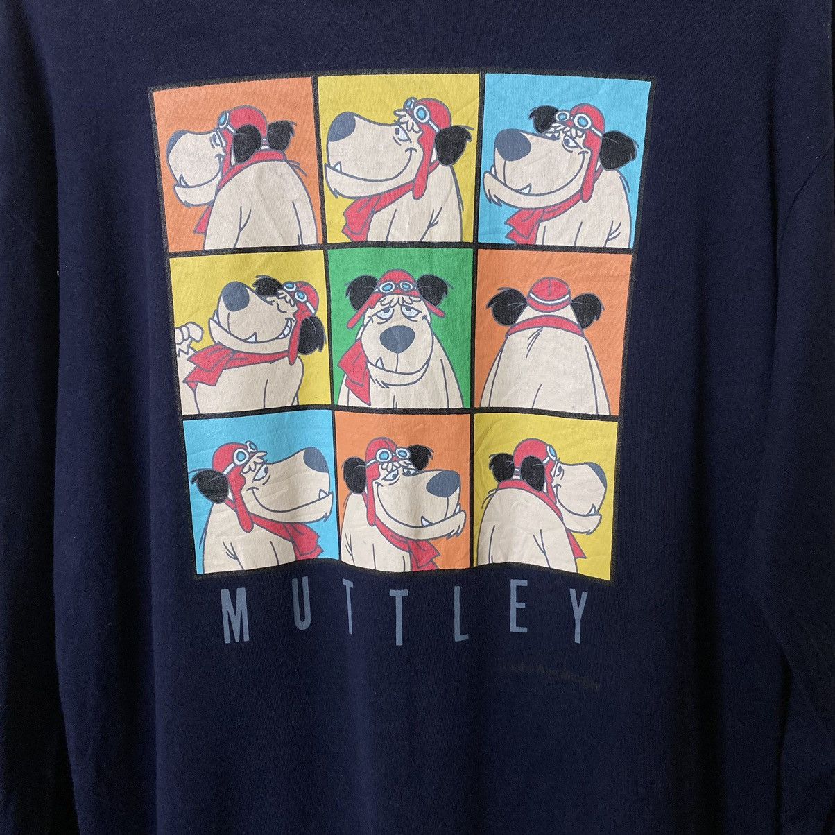 Cartoon Network × Vintage 1990s Muttley Wacky Races Hanna Barbera Production LS Tee Size US M / EU 48-50 / 2 - 2 Thumbnail