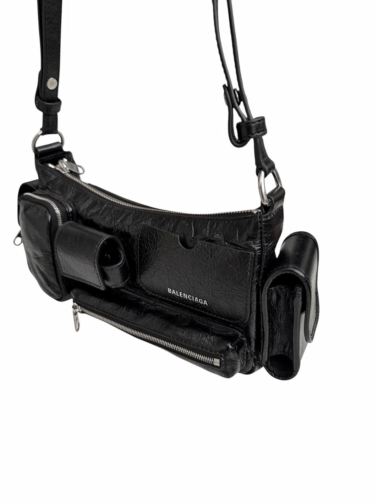 Balenciaga Superbusy Mini XS Black Hobo Bag Size ONE SIZE - 2 Thumbnail