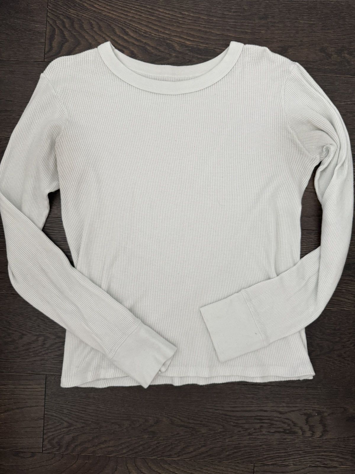 Vintage Vintage Tight Fitting Waffle Knit Long Sleeve Size US XS / EU 42 / 0 - 1 Thumbnail