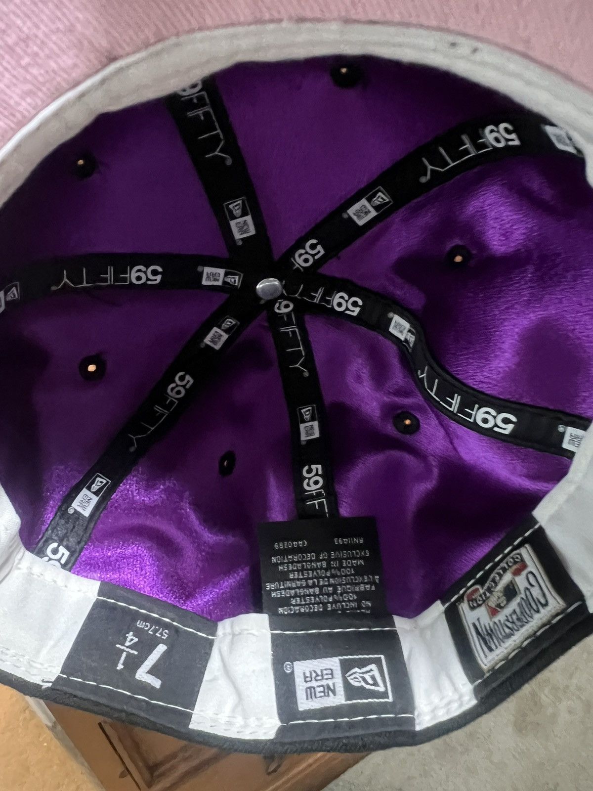 New Era White Sox fitted 7 1/4 silky & pink UV Size ONE SIZE - 3 Thumbnail