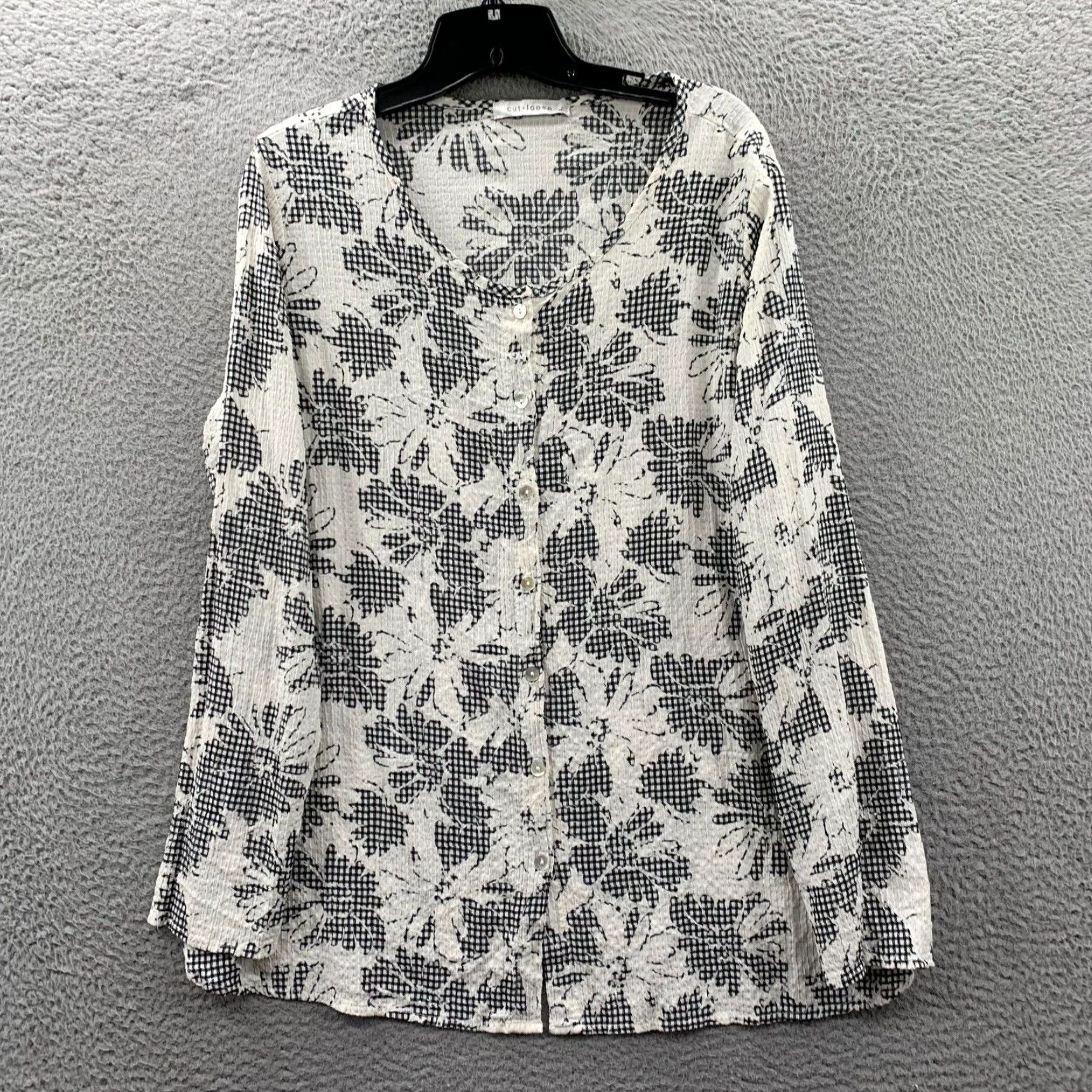 Vintage white long sleeve top