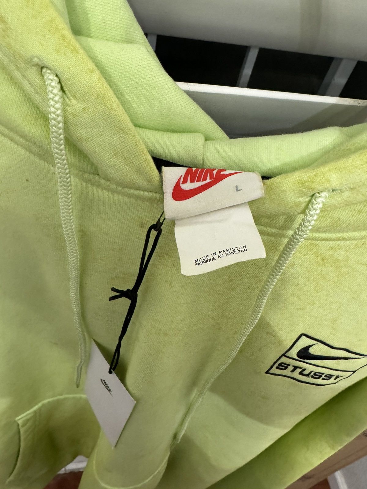 Nike × Stussy Nike Stussy Washed Volt Hoodie FINAL DROP Size US L / EU 52-54 / 3 - 3 Thumbnail