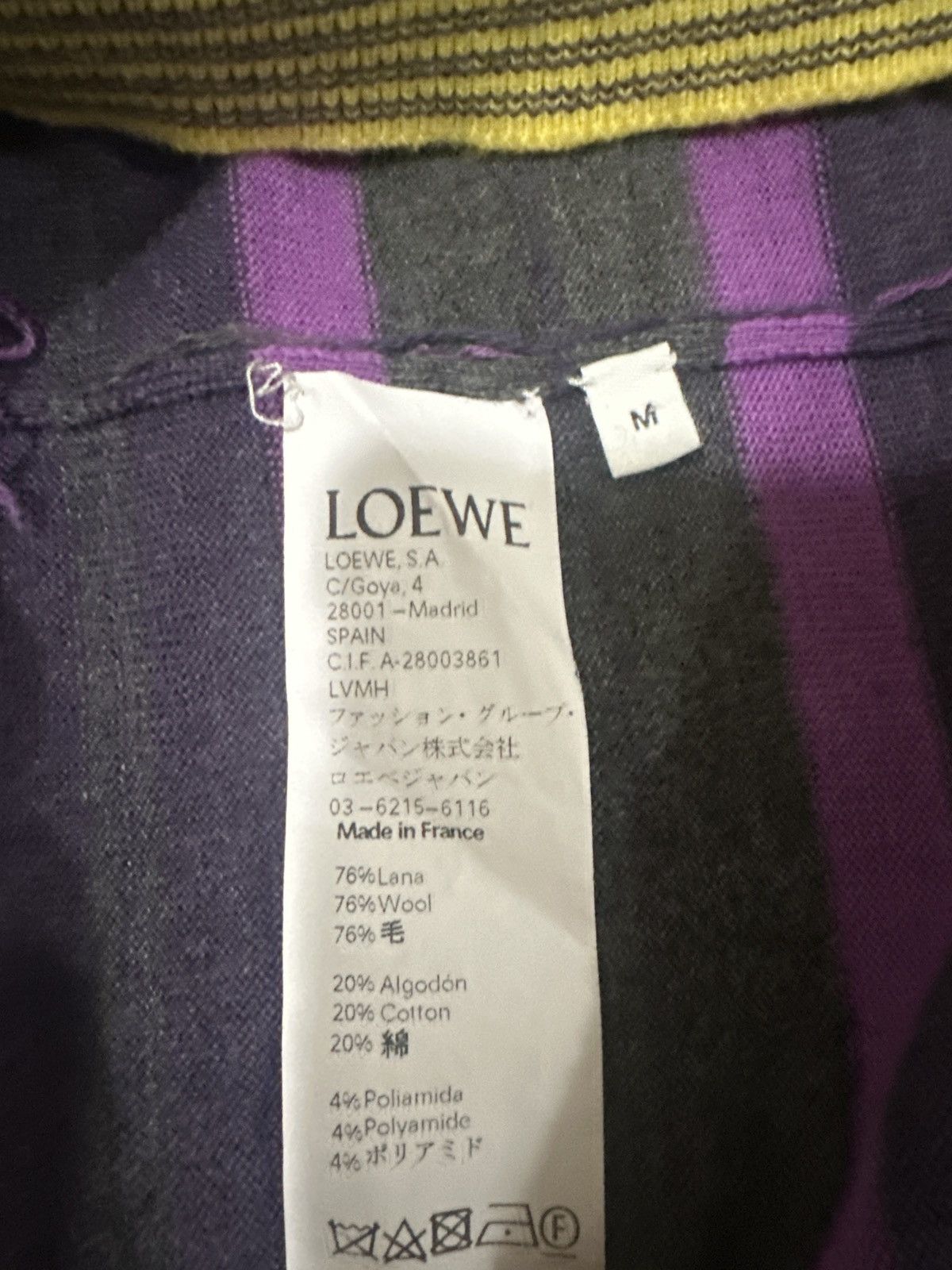 Loewe Multi colors stripes crewneck sweater Size US M / EU 48-50 / 2 - 8 Thumbnail