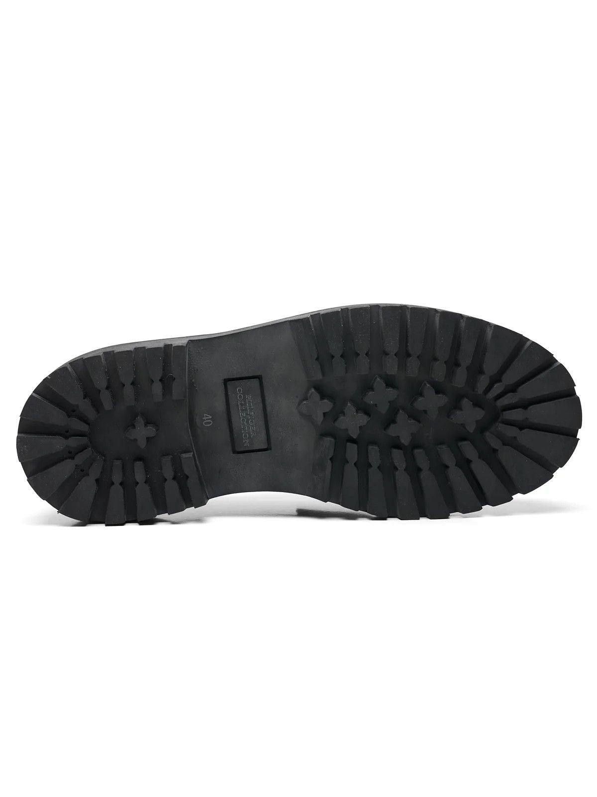 Tommy Hilfiger HILFIGER COLLECTION Black Leather Penny Loafers Unisex Size US 7.5 / EU 40-41 - 6 Thumbnail