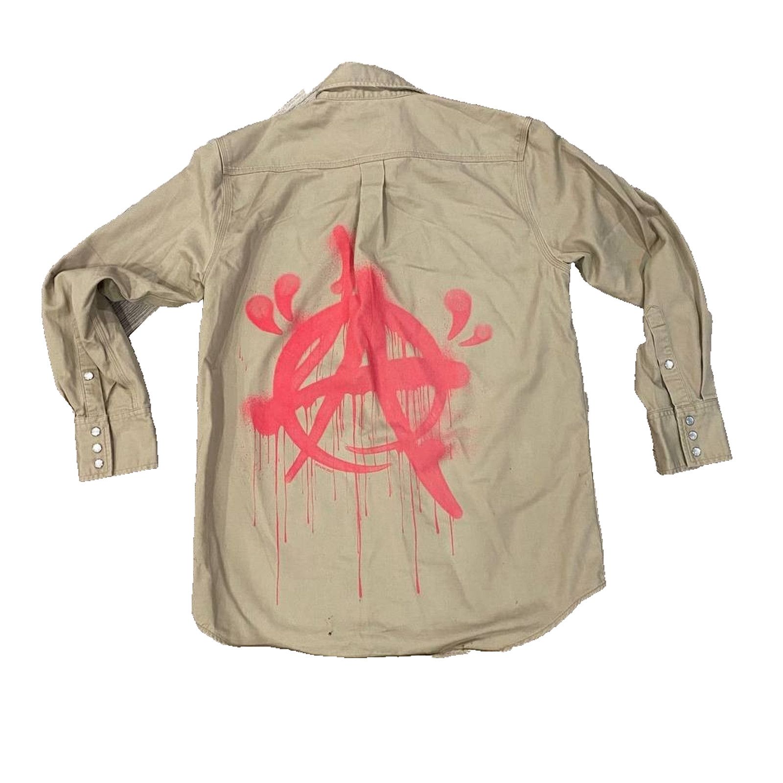 Carhartt Punk LA Anarchy Carhartt FR Flame Resistant Metal Khaki sz M Size US M / EU 48-50 / 2 - 1 Thumbnail