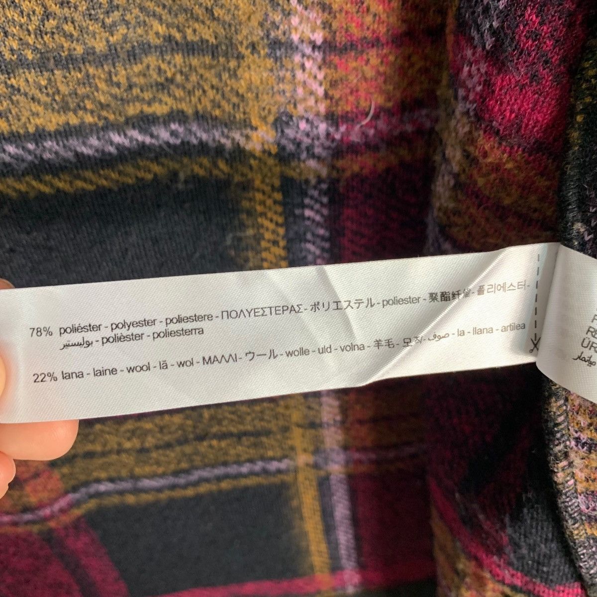 Zara ZARA Checked Tartan Flannel Jacket Size S-M #0612-C28 Size S / US 4 / IT 40 - 16 Thumbnail
