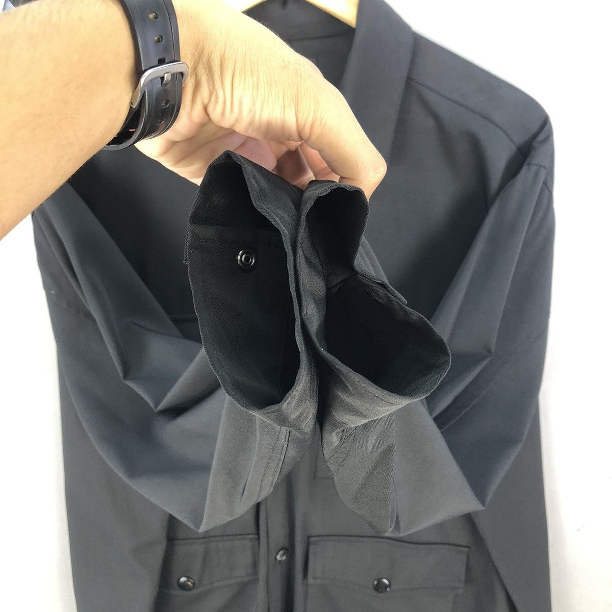semanticdesign Semanticdesign Cargo Shirt Yohji Style Button Up - Baggy Fit Size US M / EU 48-50 / 2 - 9 Thumbnail