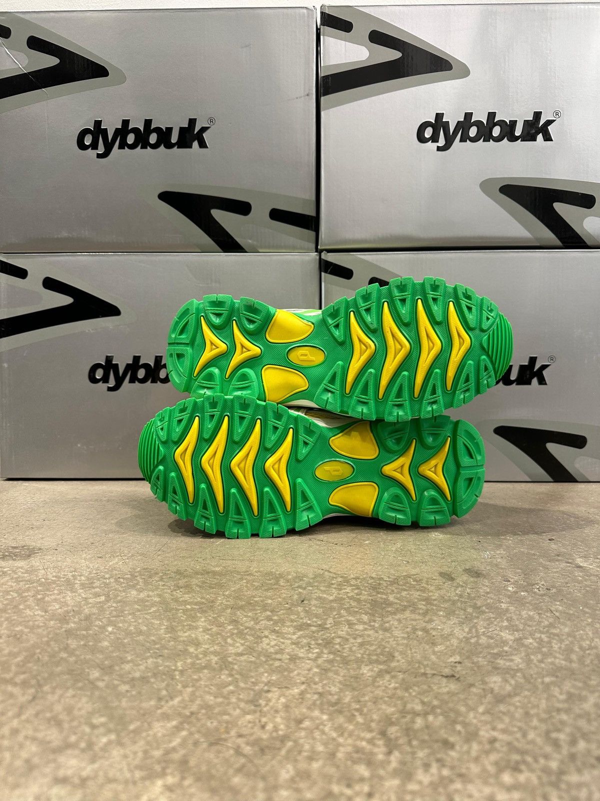 Dybbuk DYBBUK - Vortex V.2 Sneakers Yellow Green Size US 9 / EU 42 - 5 Thumbnail