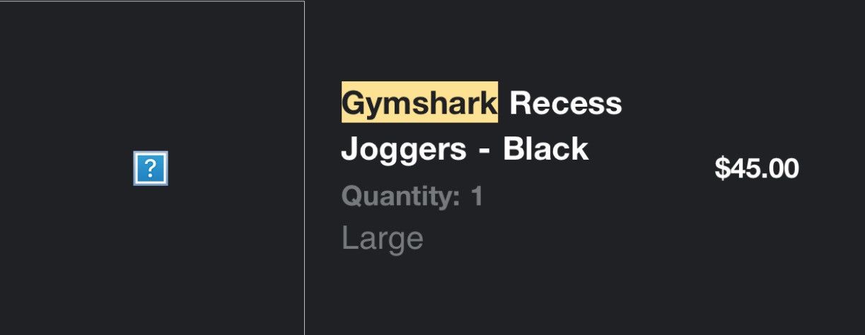Gymshark Track Suit (Pants) Size US 34 / EU 50 - 12 Thumbnail