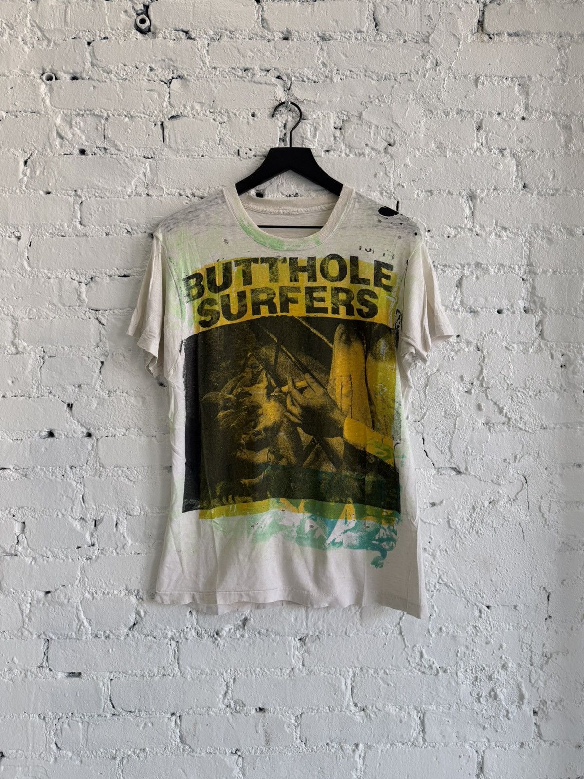 Vintage 1980s BUTTHOLE SURFERS DON ROCK TEE Size US M / EU 48-50 / 2 - 1 Thumbnail
