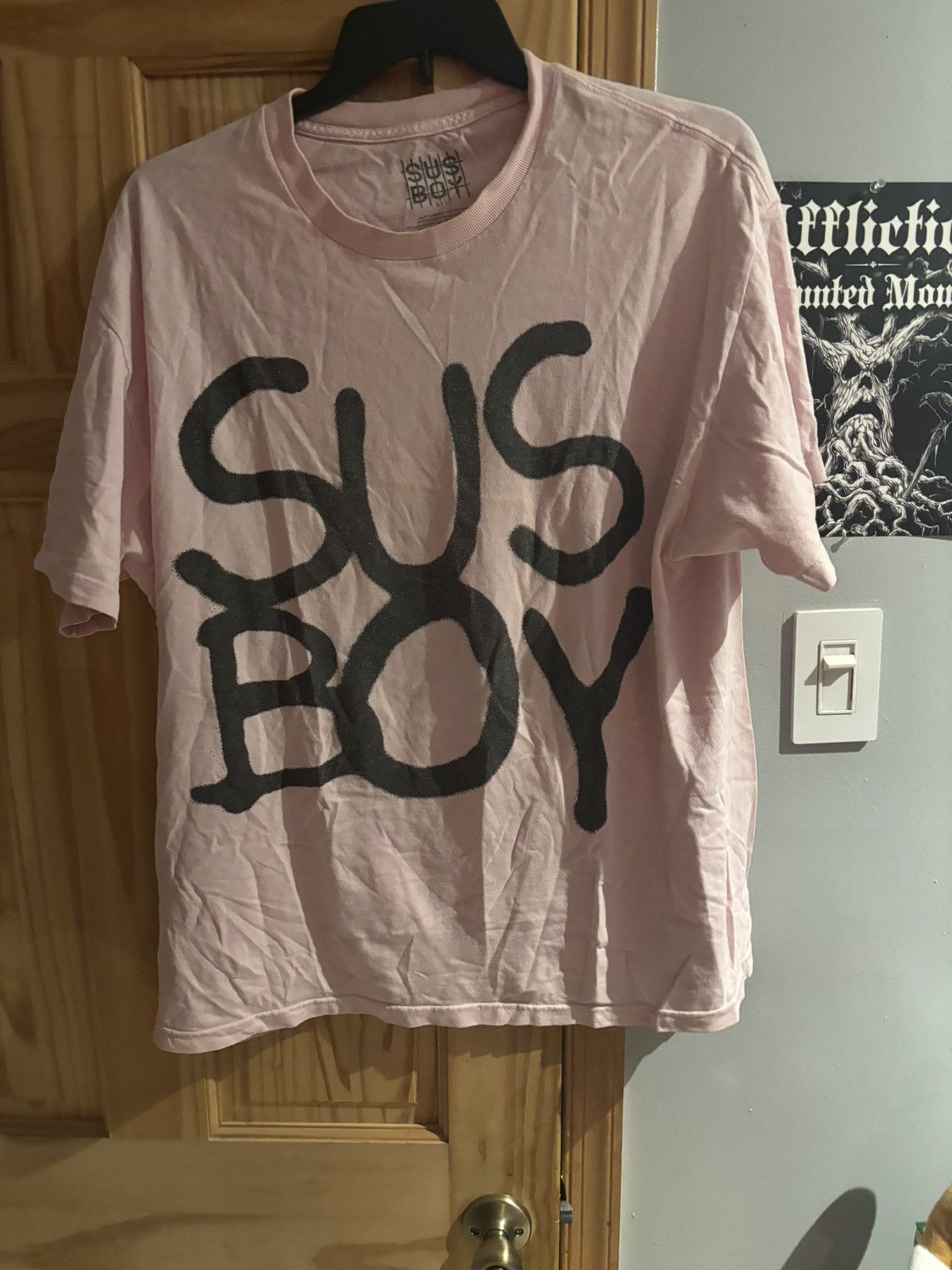 Sus Boy SuS Boy Anarchy Pink T-Shirt Size US XL / EU 56 / 4 - 1 Thumbnail