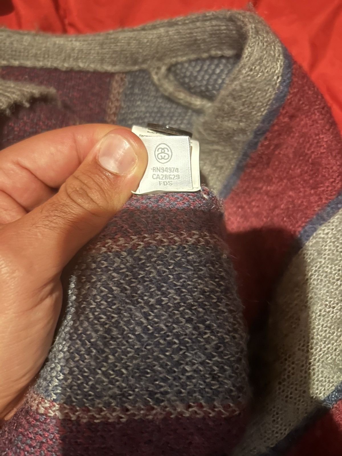 Stussy Stussy Striped Cardigan Size US L / EU 52-54 / 3 - 5 Thumbnail