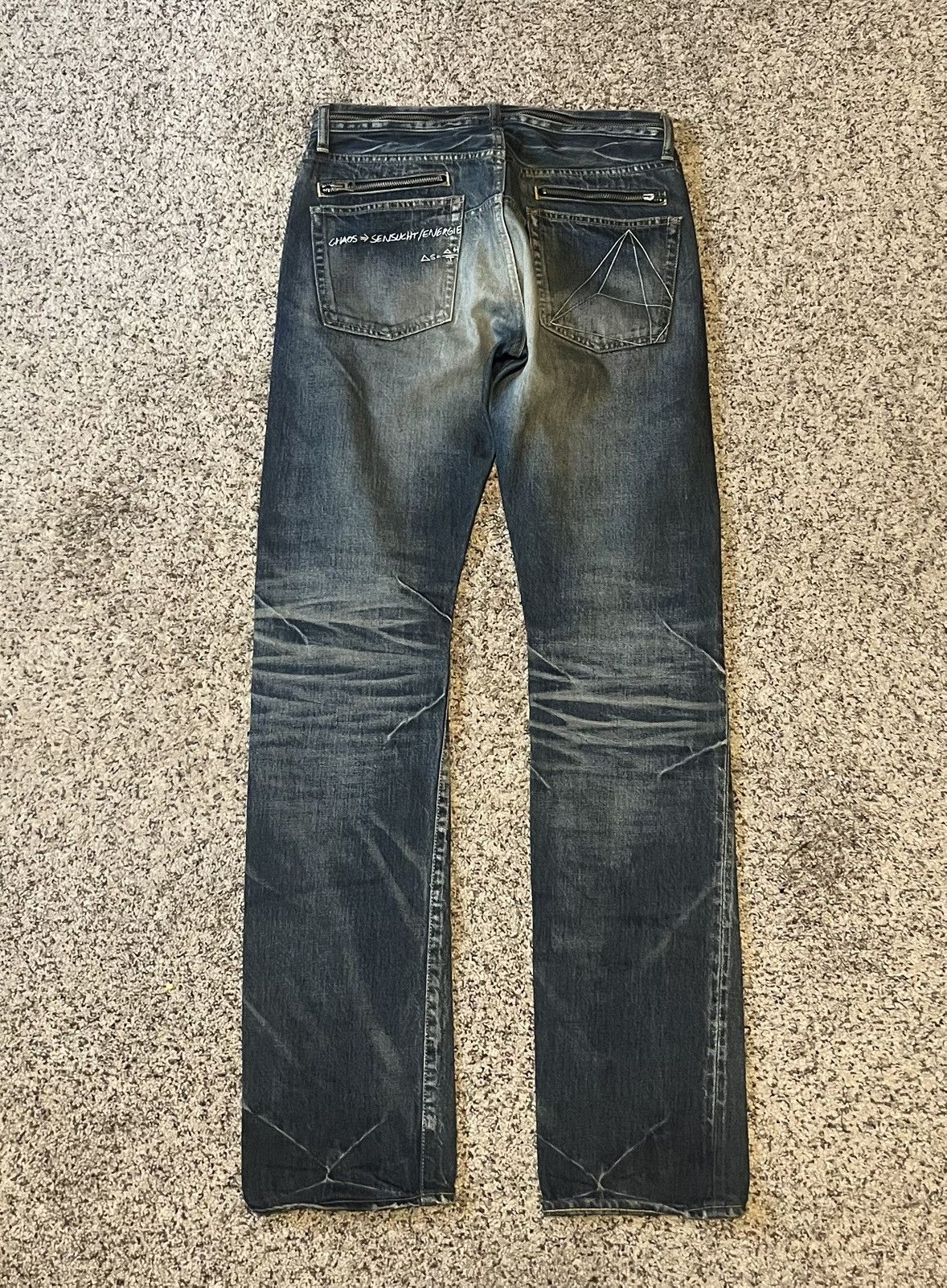 Undercover Undercover “Purple Chaos” Zipper Denim Jeans 07