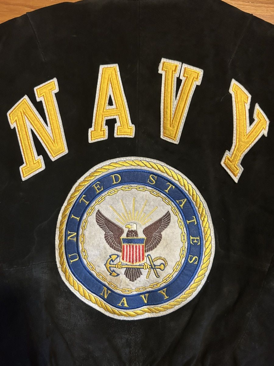 Other New Crew U.S. Navy Leather Patch Coat Jacket Mens Medium Size US M / EU 48-50 / 2 - 2 Thumbnail