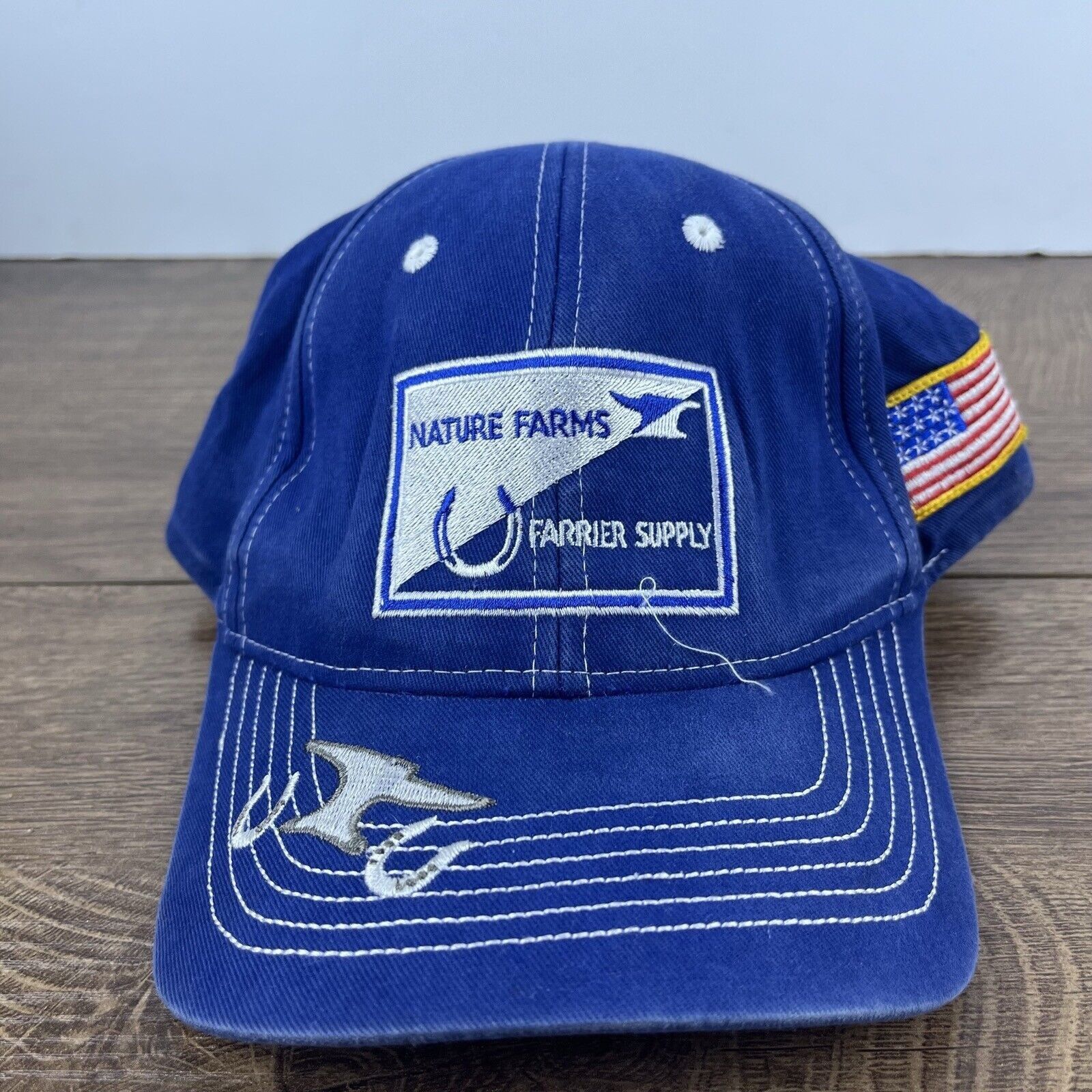 Other Nature Farms USA Hat Adjustable Hat Blue Hat Adjustable Blue Size ONE SIZE - 3 Thumbnail