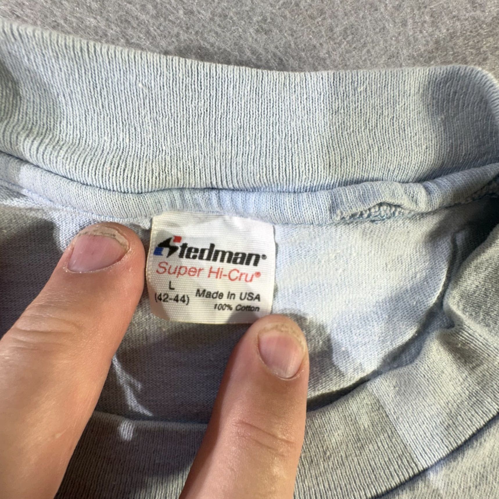 Vintage VINTAGE Arizona Railway Museum Shirt Mens Large Blue Train Graphic Chandler 80s USA Size US L / EU 52-54 / 3 - 5 Thumbnail