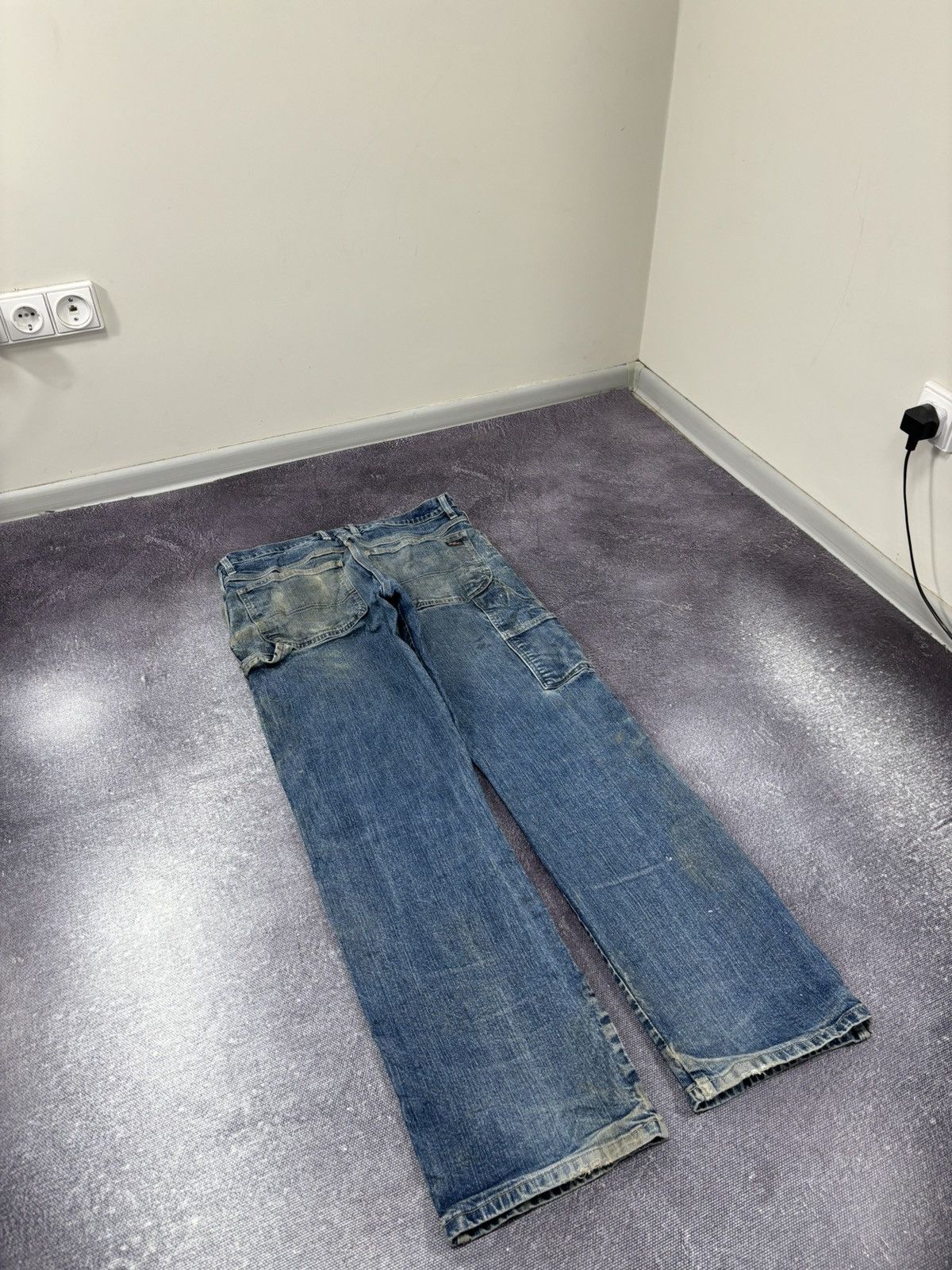 Dickies Vintage Dickies Y2K Distressed Faded Work Denim Baggy Jeans Size US 34 / EU 50 - 3 Thumbnail