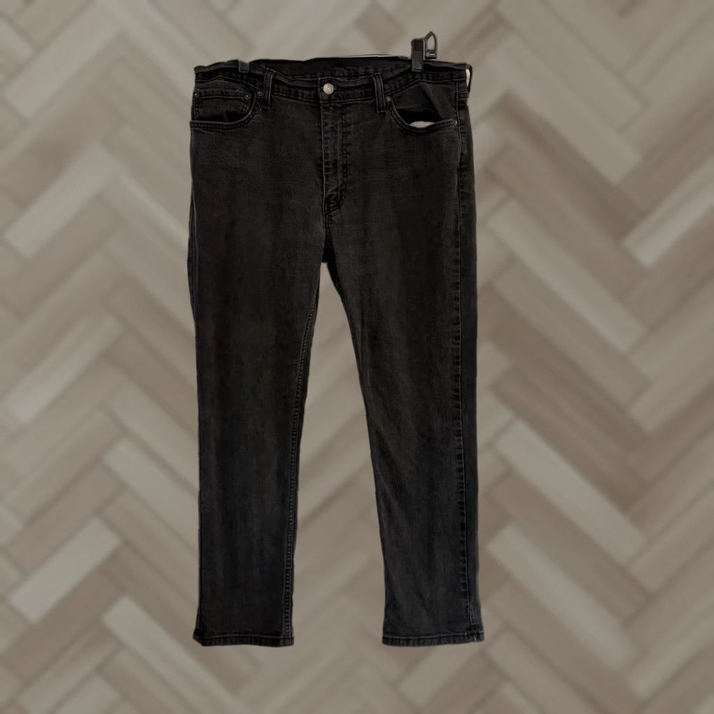 Levi's Levi's 511 Slim Tapered Jeans Black 38x30 Men’s Denim 5-Pocket Logo Zip Button Mid Rise Slim Fit Regular Size Type Jeans Men Size US 30 / EU 46 - 1 Thumbnail