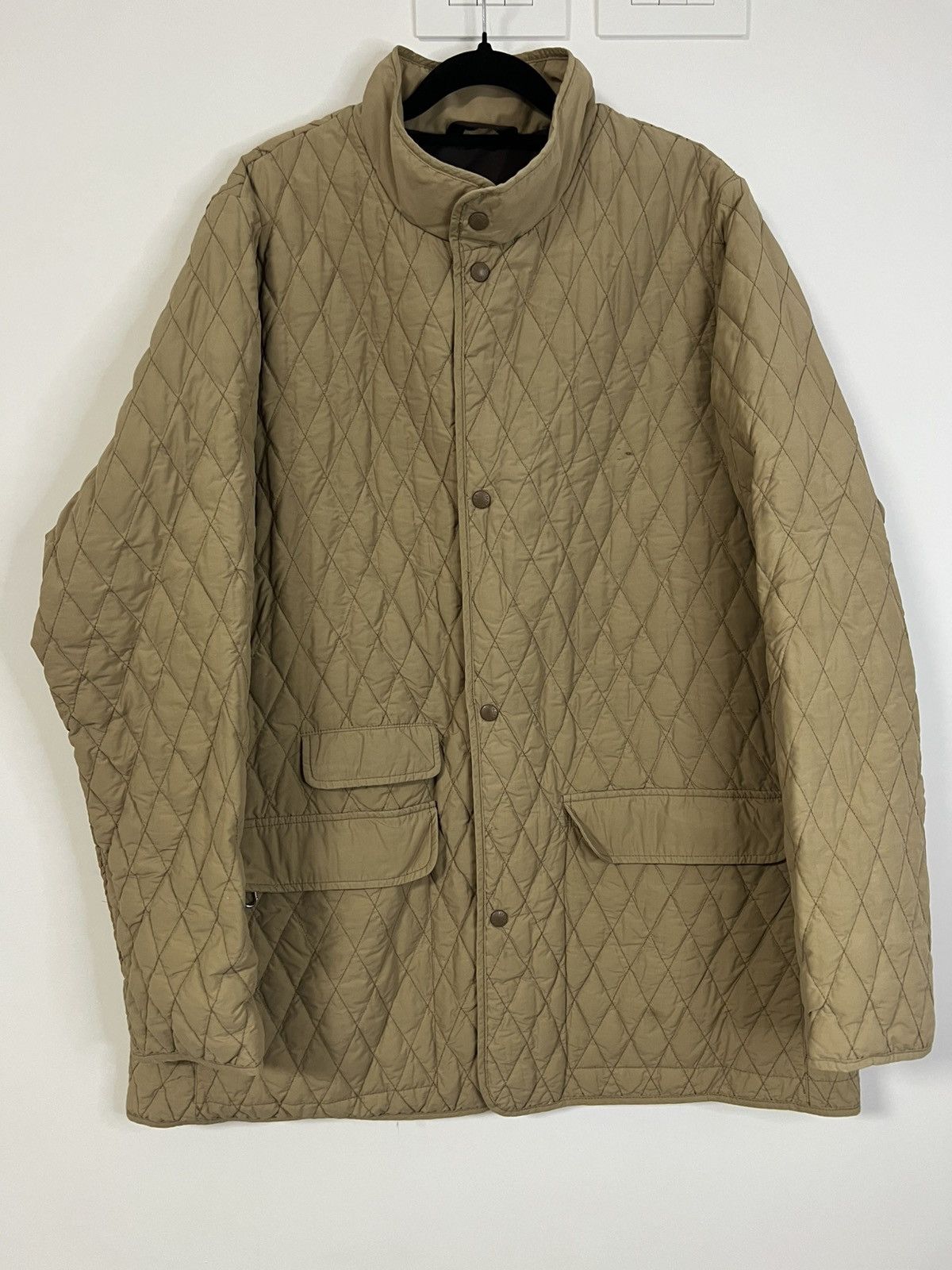 Moncler Moncler quilted jacket XL beige Size US XL / EU 56 / 4 - 1 Thumbnail