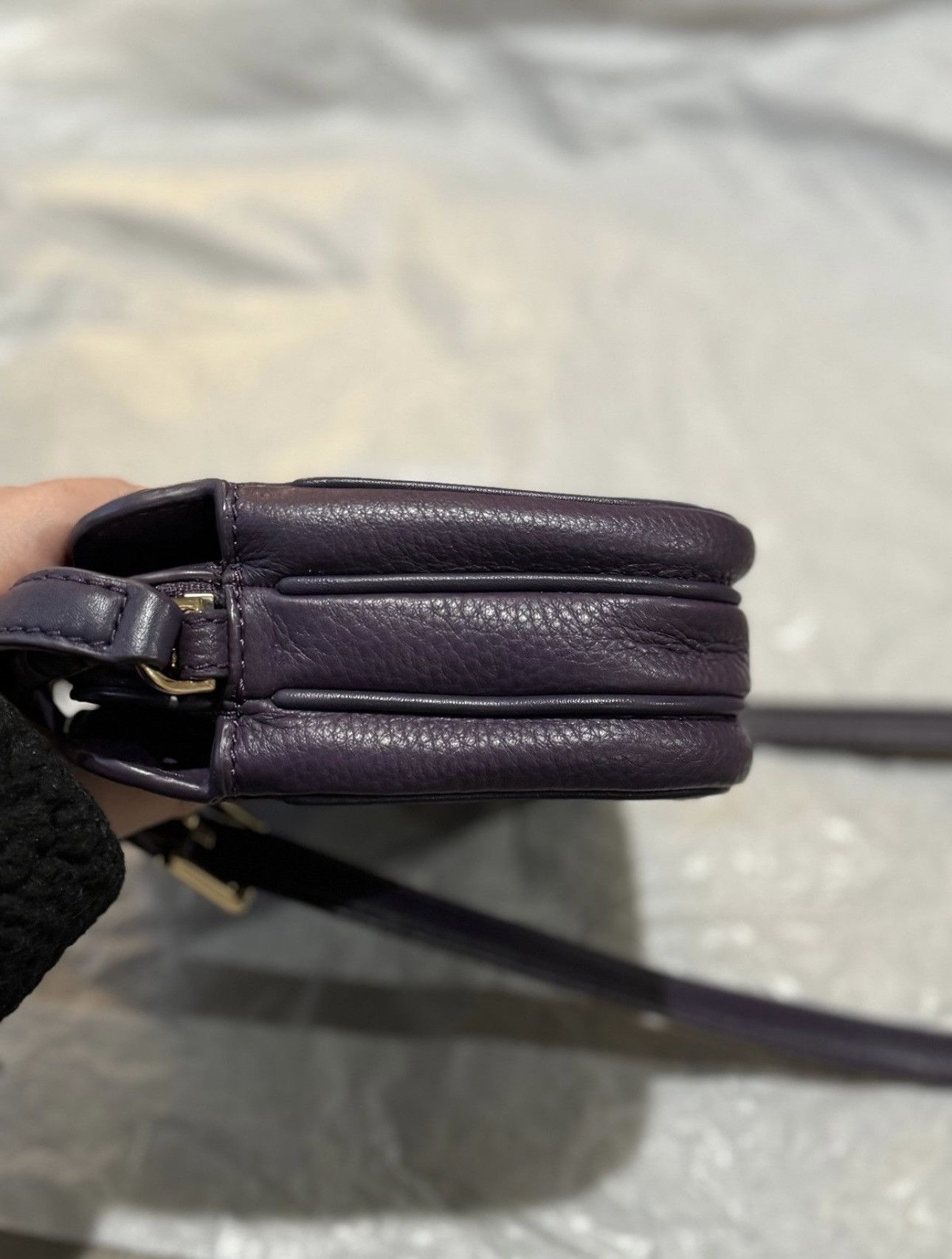 Tory Burch Tory Burch Ivy Zip Crossbody Bag in Deep Purple Color Size ONE SIZE - 5 Thumbnail