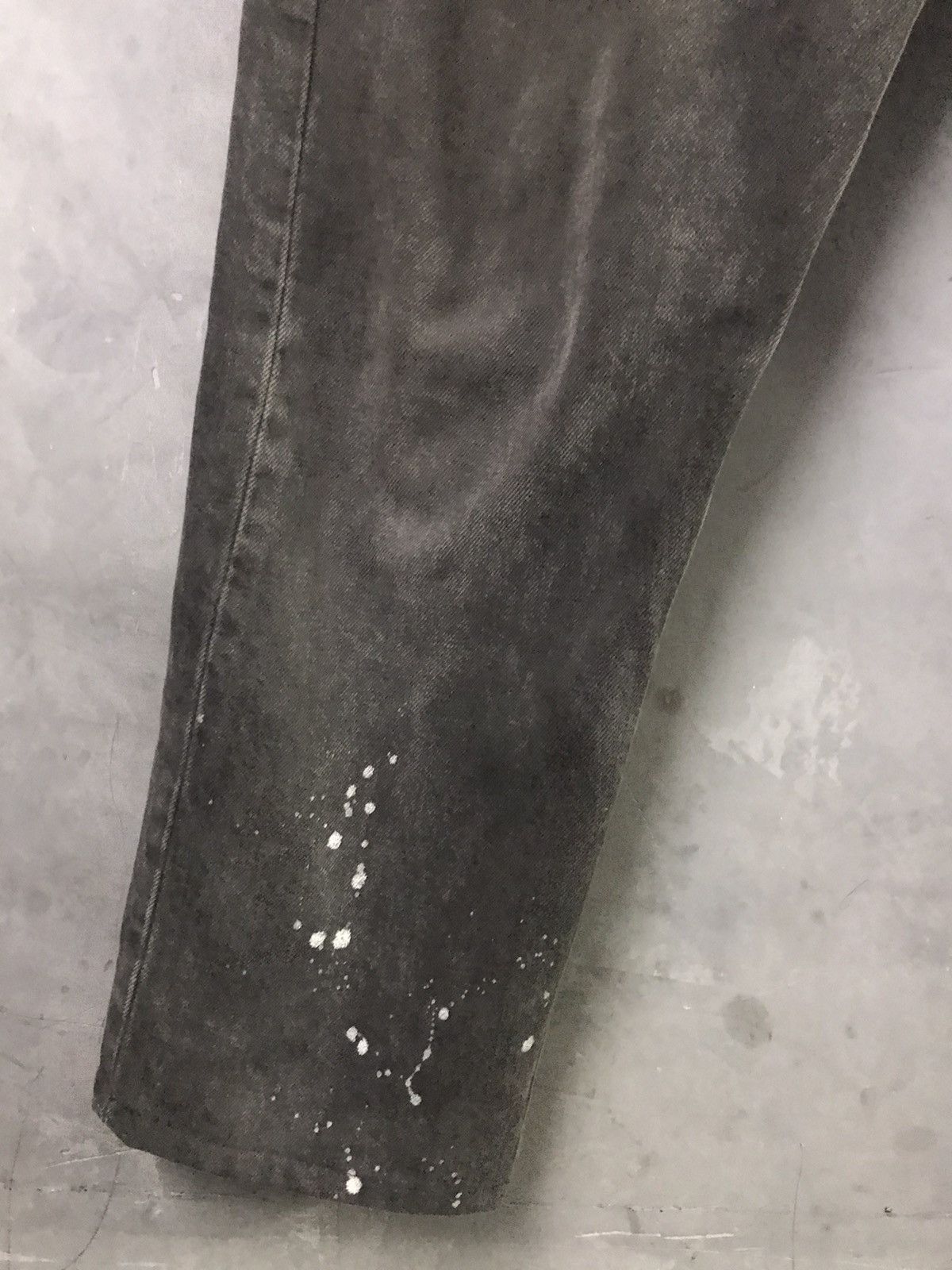 Levi's × Levi's Made & Crafted × Levi's Vintage Clothing Vintage Levis 501 Super Black Splattered Paint Size US 29 - 5 Thumbnail