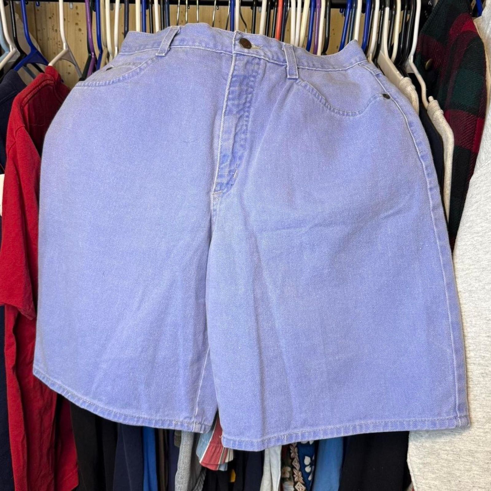 Other × Vintage Vintage Hunt Club Light Purple Denim Shorts Size 28" / US 6 / IT 42 - 3 Thumbnail