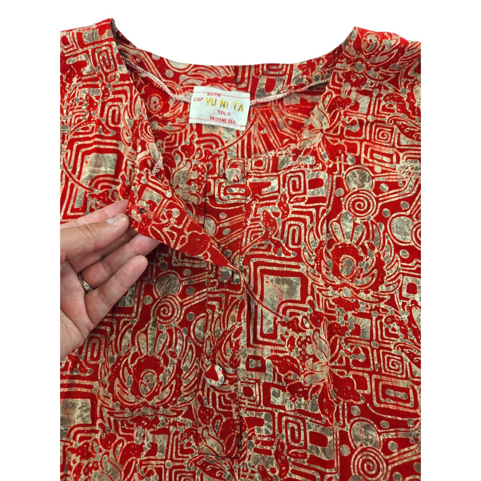 Other Yu Ni Ta | Indonesian Batik Caftan-Kaftan Batik | Size OS Size ONE SIZE - 3 Thumbnail