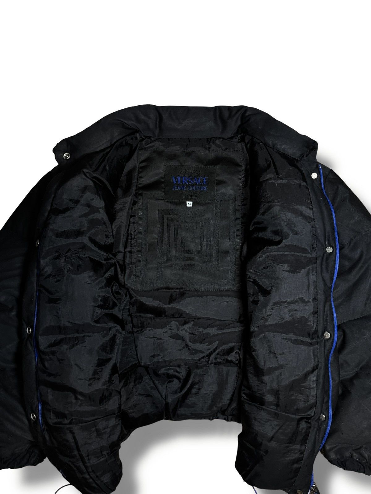 Versace Jeans Couture Vintage Versace Jeans Couture Black Puffer Down Jacket Size US M / EU 48-50 / 2 - 5 Thumbnail