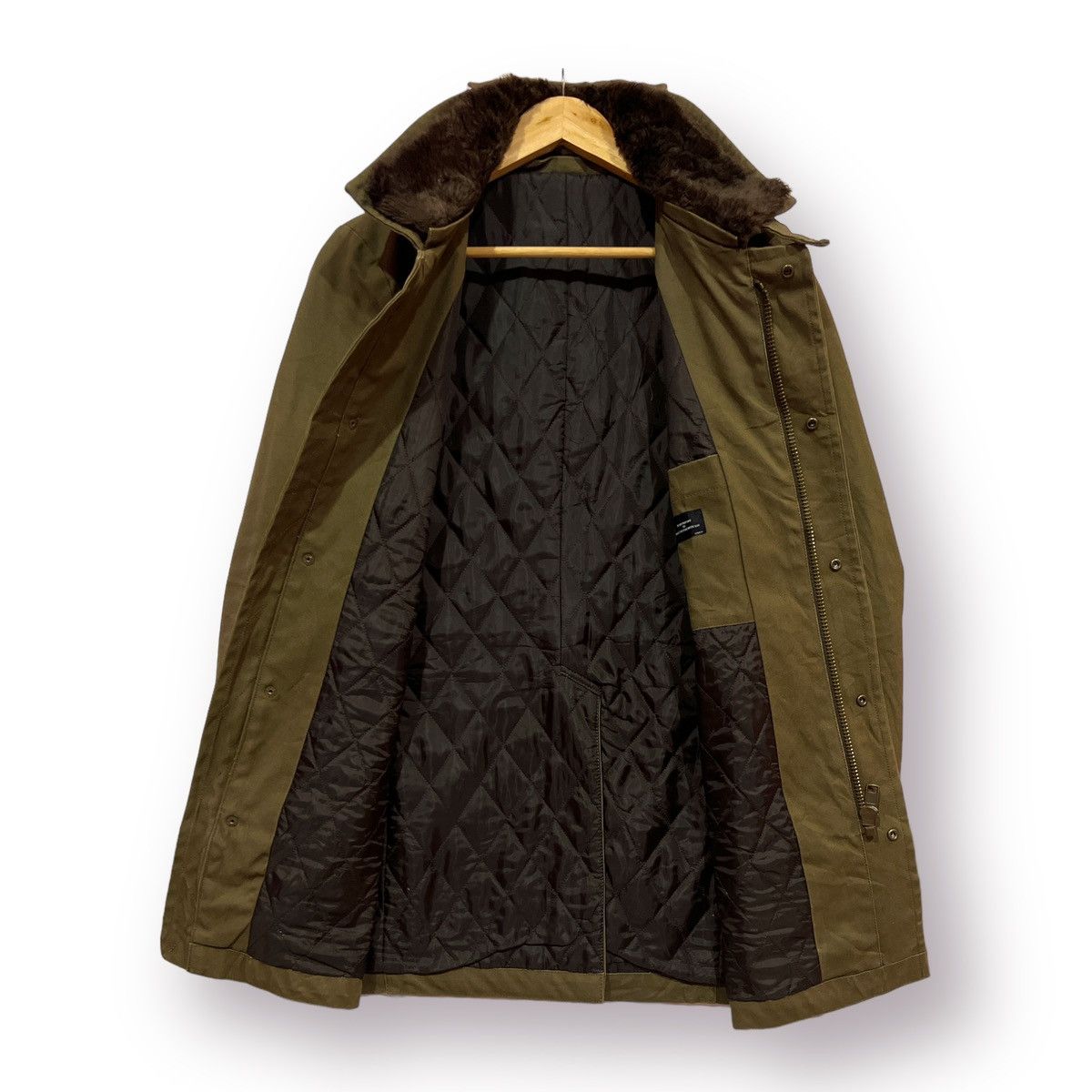 Japanese Brand 🔥 Ships Jet Blue long jacket military style Size US S / EU 44-46 / 1 - 7 Thumbnail