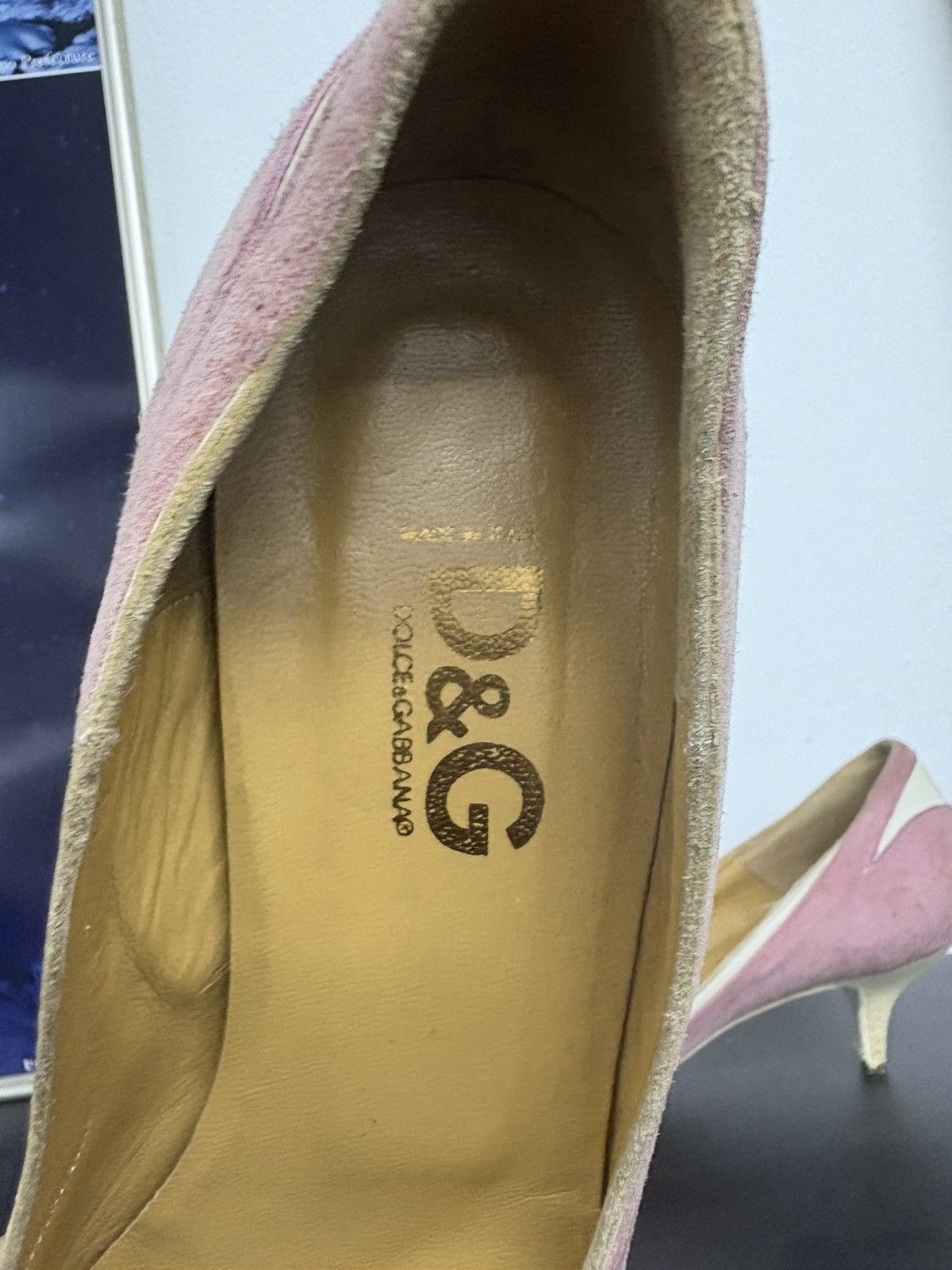 Dolce & Gabbana 🚨 RARE Suede Dolce Gabbana D&G vintage heels 36 1/2 Size US 6.5 / IT 36.5 - 6 Thumbnail
