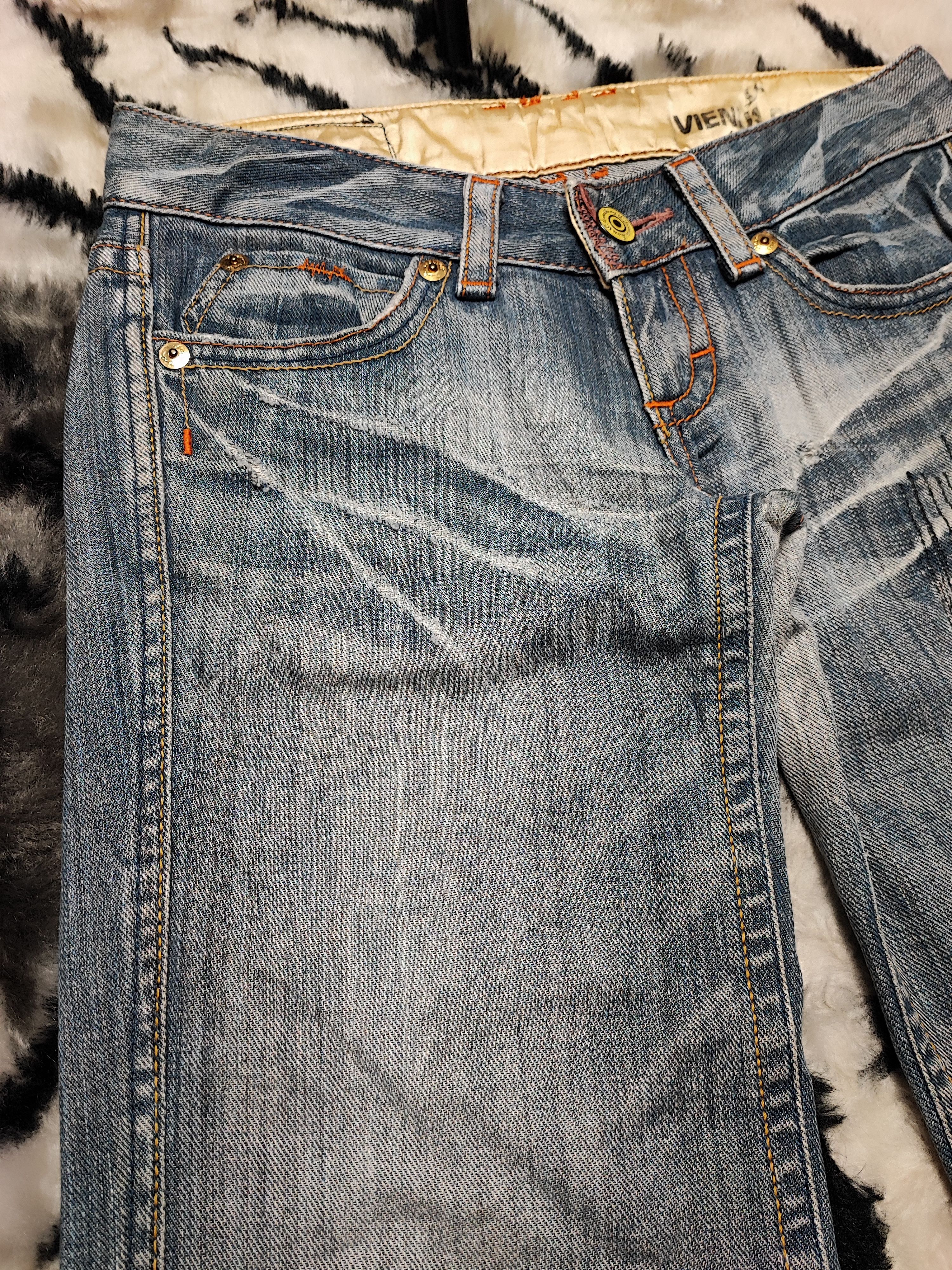 Edwin Thrashed Distressed Jeans ERD Grunge Chrome Size US 30 / EU 46 - 7 Thumbnail