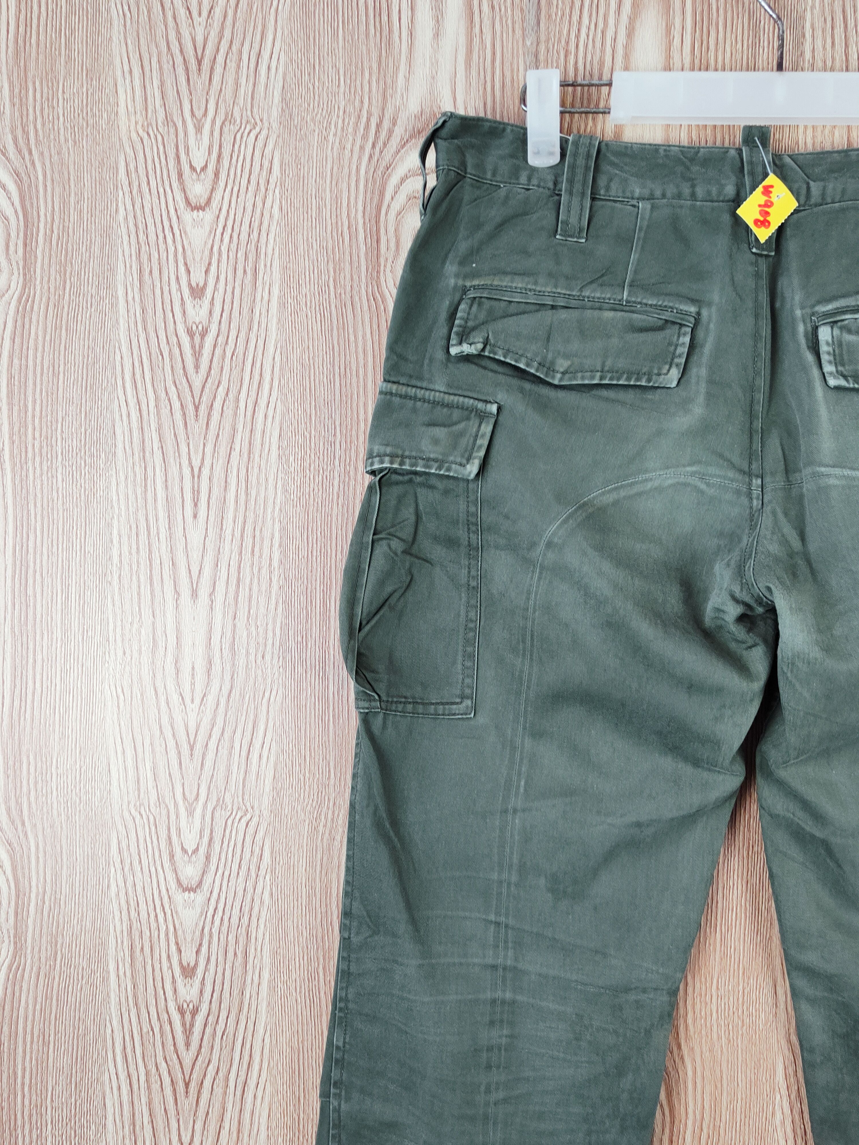 Japanese Brand Audienee Green Multipocket Tactical Cargo Pants #W908 Size US 31 - 8 Thumbnail