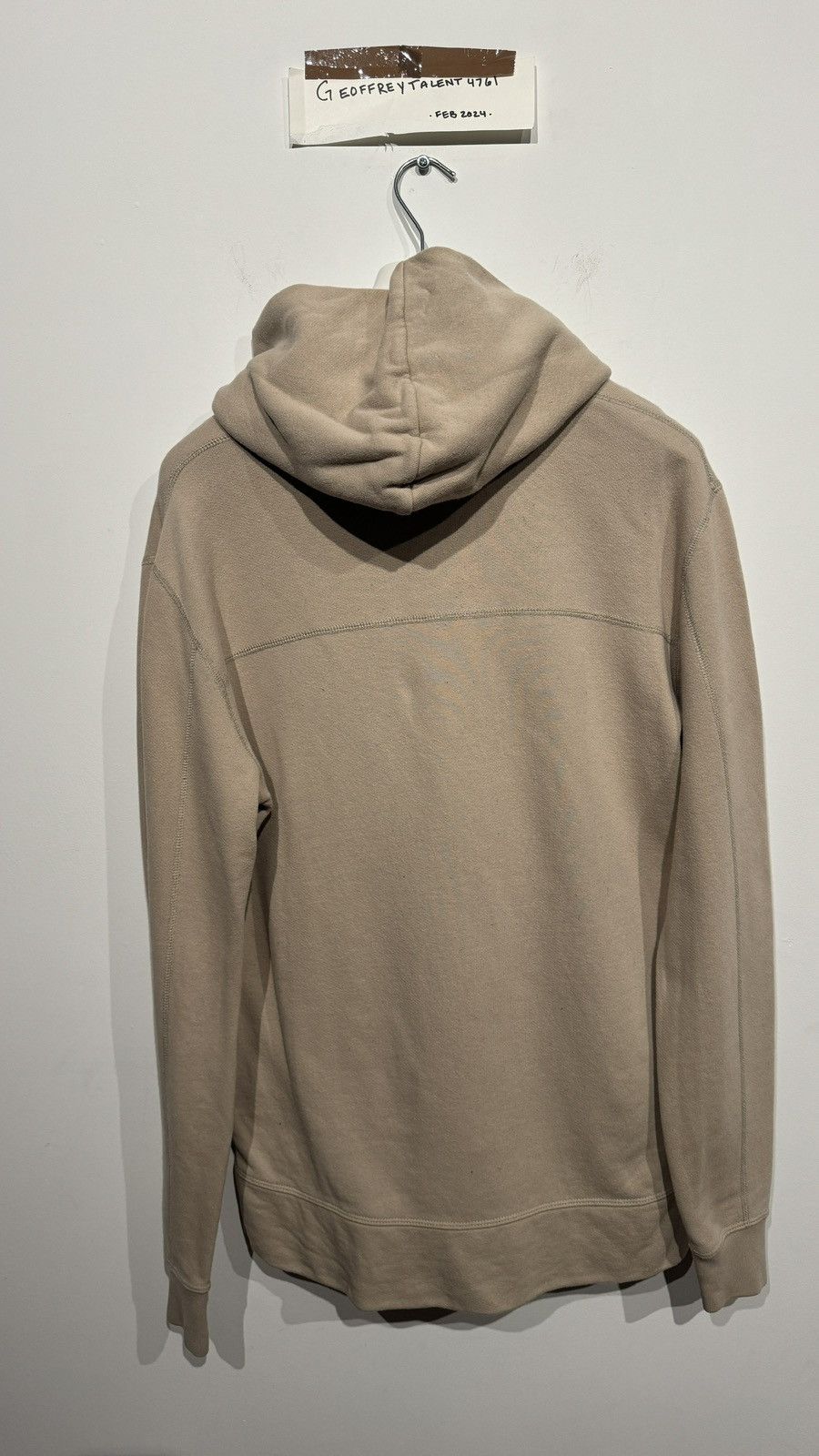John Elliott John Elliott Mens Villain Hoodie Tan Size 3 (Large) Size US L / EU 52-54 / 3 - 2 Thumbnail