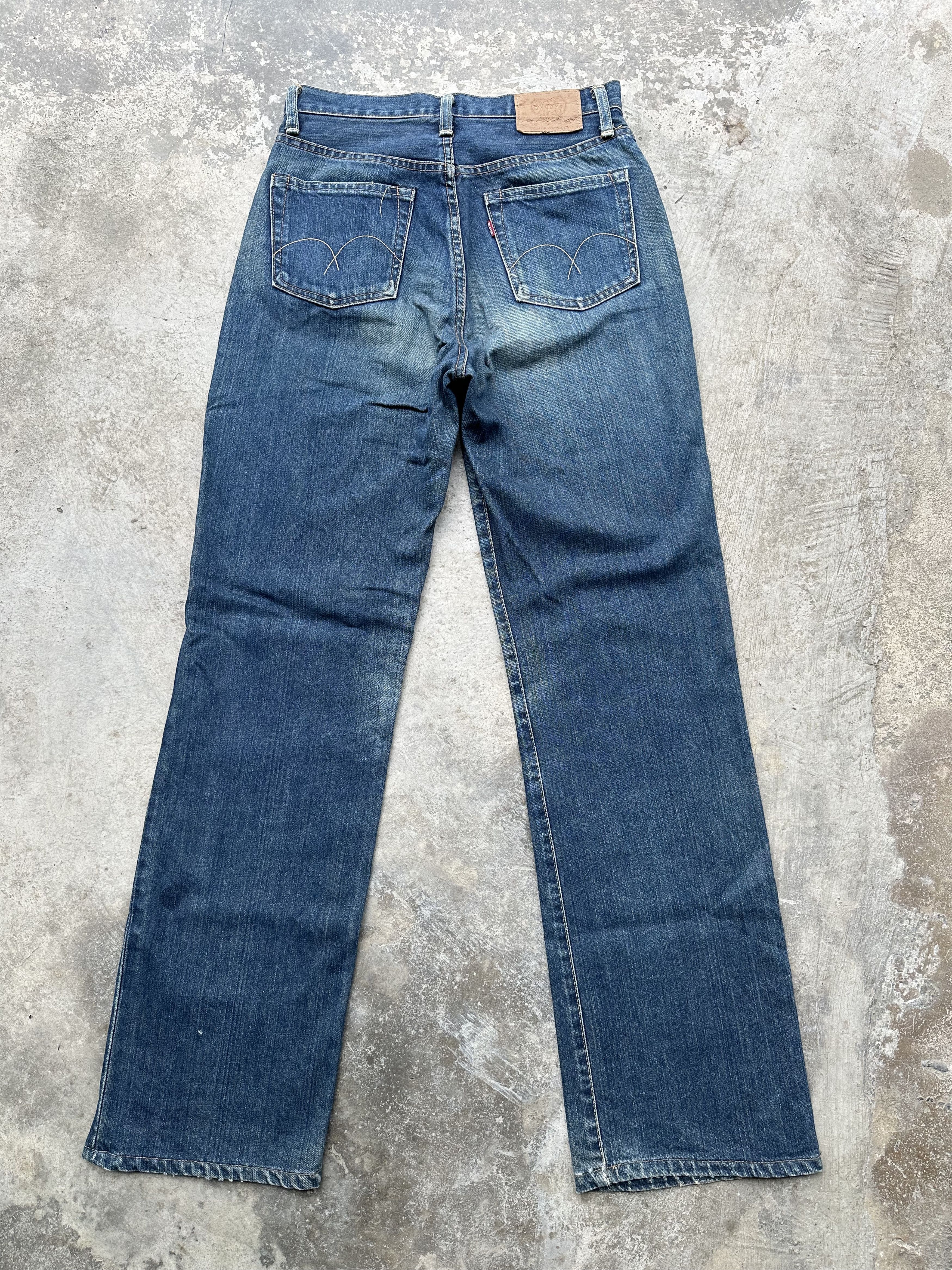 Japanese Brand Japanese Brand Wow Distressed Denim Flare Jeans Size US 28 / EU 44 - 3 Thumbnail