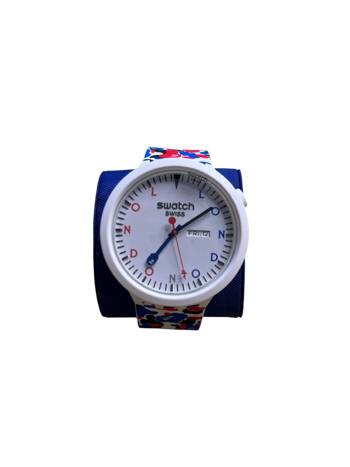 Bape Bape X Swatch London Exclusive Watch Size ONE SIZE - 6 Thumbnail