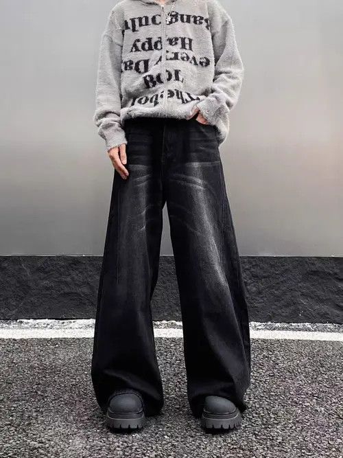 VIBE Vintage silhouette baggy wide leg jeans Size US 30 / EU 46 - 5 Thumbnail