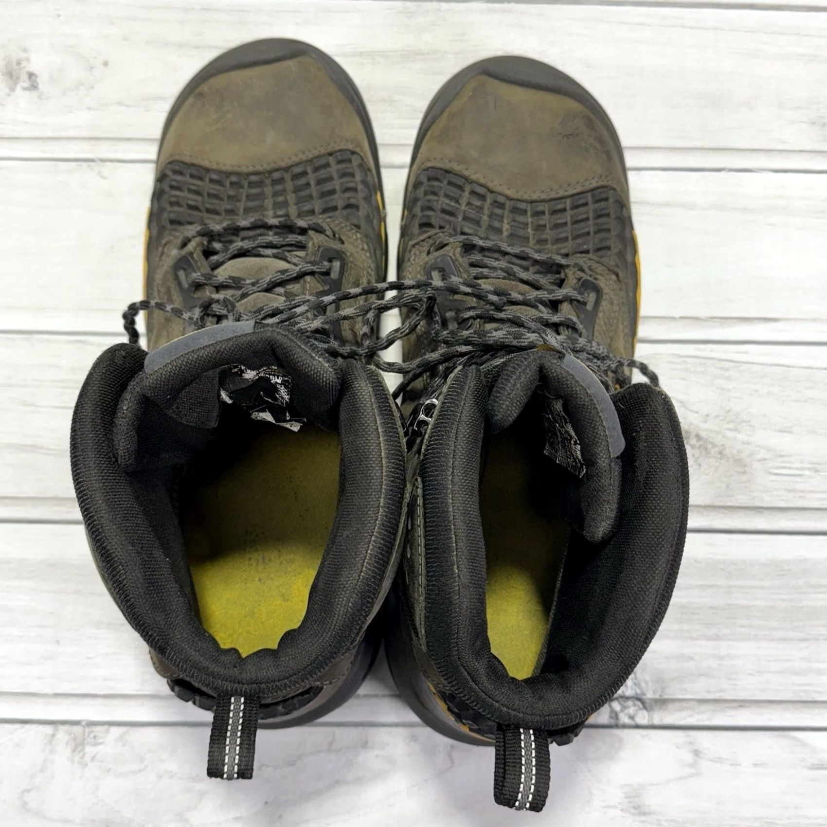 KEEN KEEN Utility Troy Waterproof Work Boots 11.5 Composite Toe Heavy Duty Mens Leather Gray Combat USA Logo Shoes Boots Size US 12 / EU 45 - 5 Thumbnail