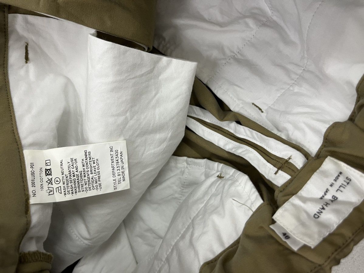 Japanese Brand × STILL BY HAND Still By Hand Pleated Chino Pants Size US 31 - 5 Thumbnail