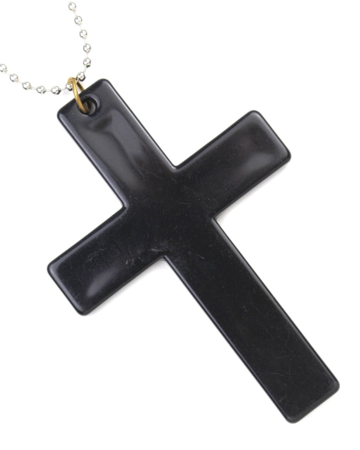 Japanese Brand 2000S JAPANESE MADE BLACK CROSS PENDANT NECKLACE Size ONE SIZE - 4 Thumbnail