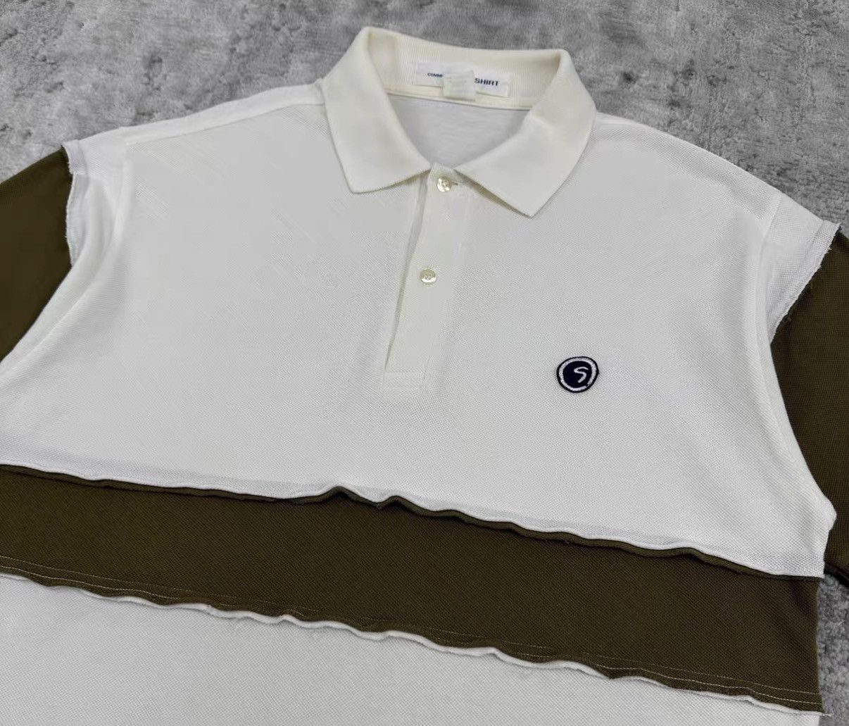 CDG by Comme des Garcons CDG PLAY COMME des GARÇONS Color Block Logo Polo Shirt J16 Size US L / EU 52-54 / 3 - 2 Thumbnail