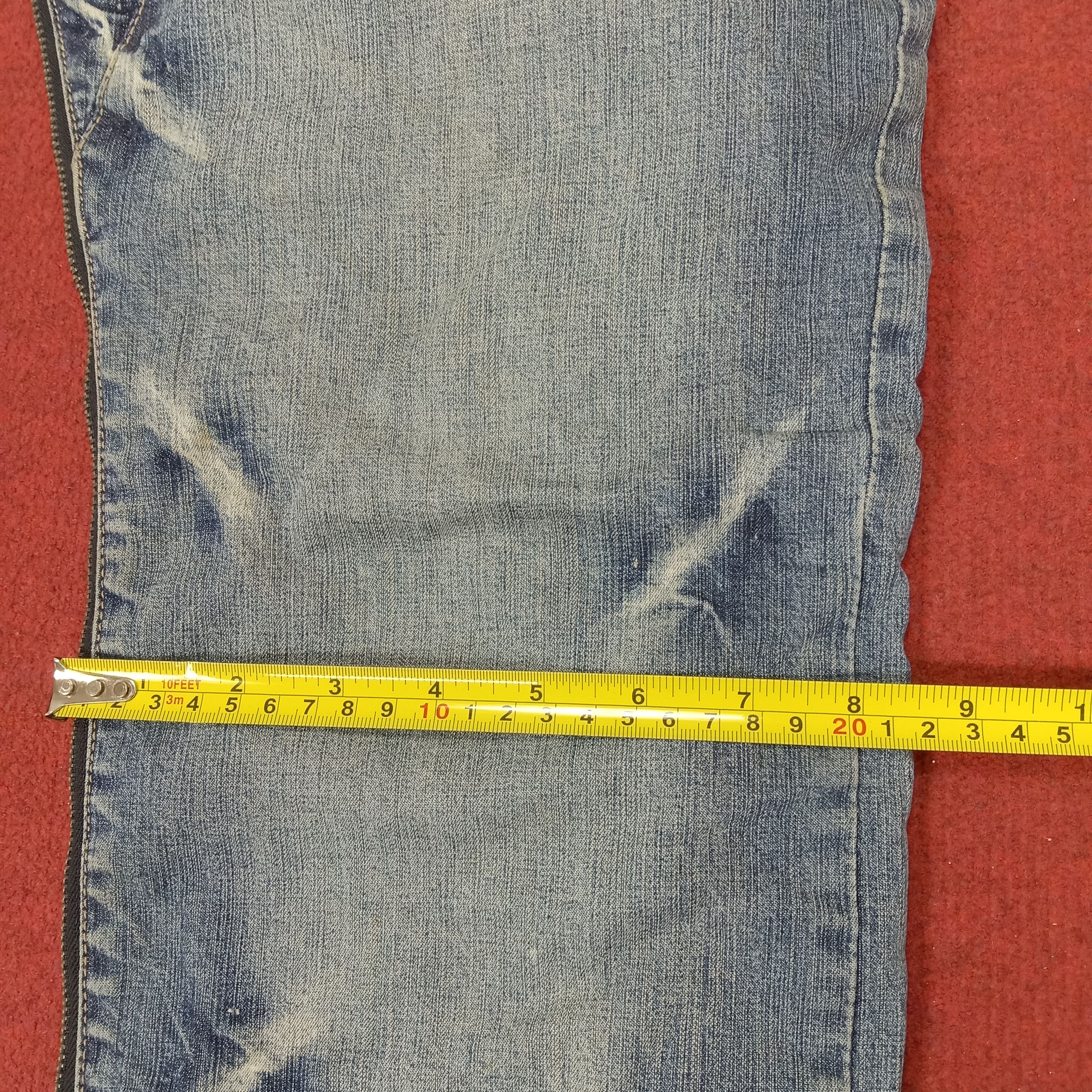 PPFM × Vintage PPFM Anarchy Denim Japanese Rare Fashion Design Jeans Size US 34 / EU 50 - 8 Thumbnail