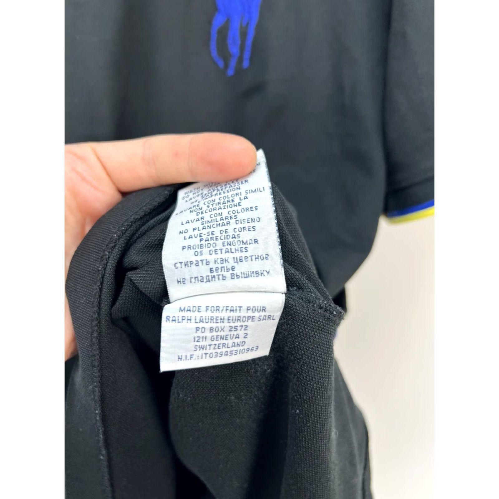 Ralph Lauren Ralph Lauren Ryder Cup 2014 Polo Shirt Pro Fit Size Large Polo Shirt Black Logo Vintage Men Size US L / EU 52-54 / 3 - 7 Thumbnail