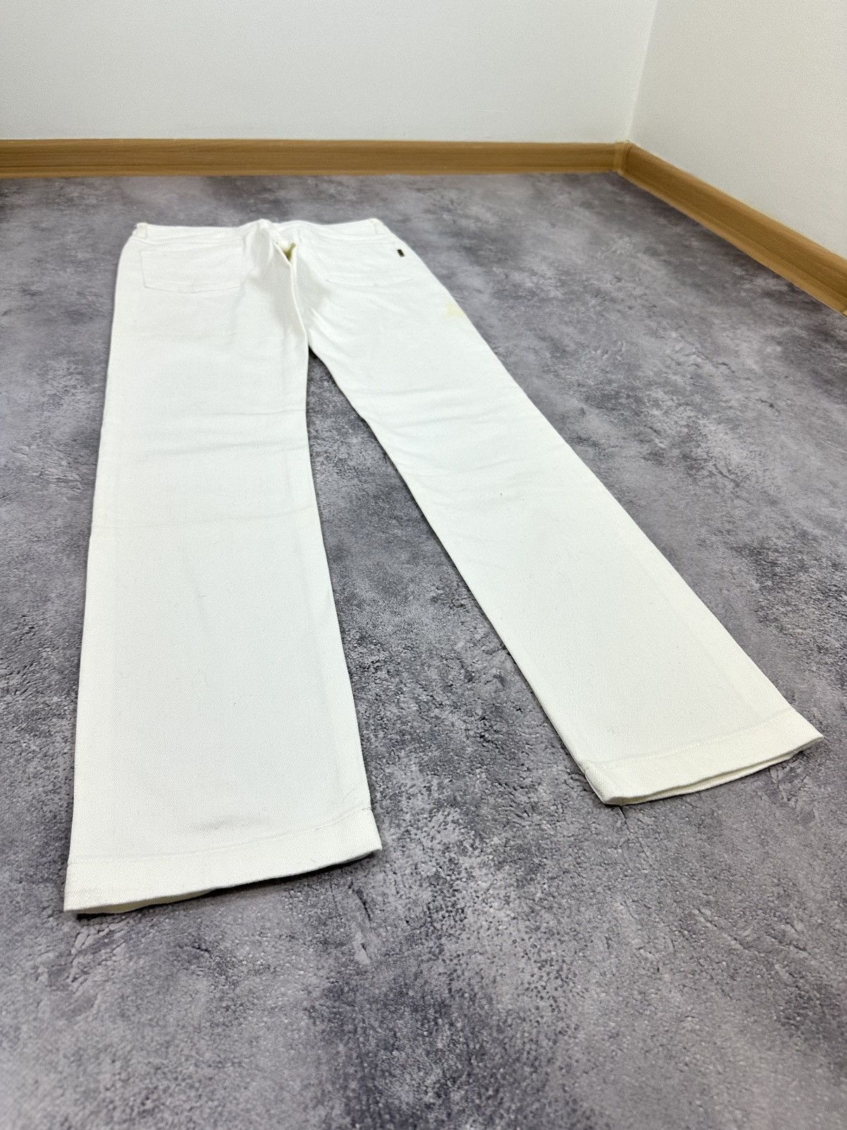 Dolce & Gabbana Vintage Dolce & Gabbana Luxury Designer White Jeans Pants Size 27" / US 4 / IT 40 - 7 Thumbnail