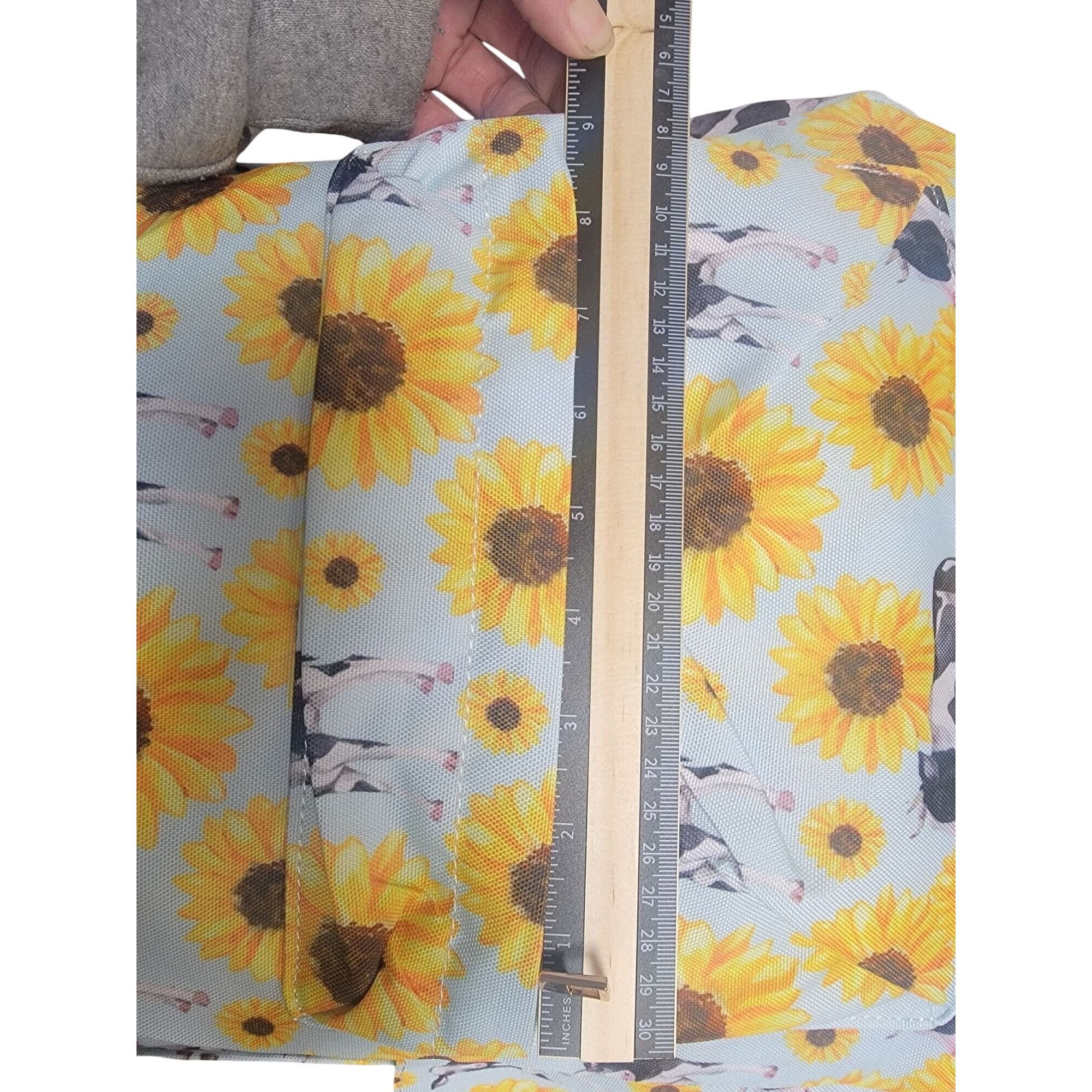Other Cows and Sunflowers Yellow Flower Girls Backpack Size ONE SIZE - 12 Thumbnail