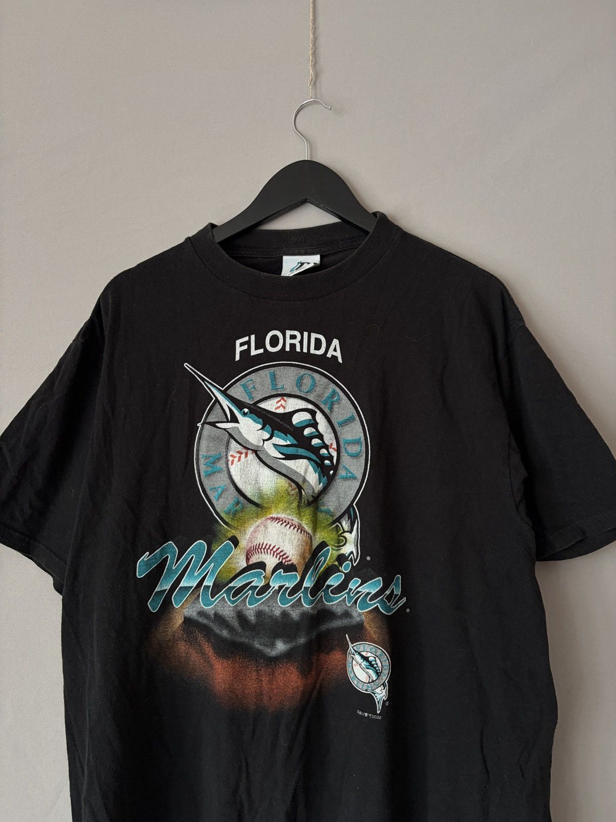 Vintage 2000 Vintage Florida Marlins Vintage T-shirt Size US L / EU 52-54 / 3 - 2 Thumbnail