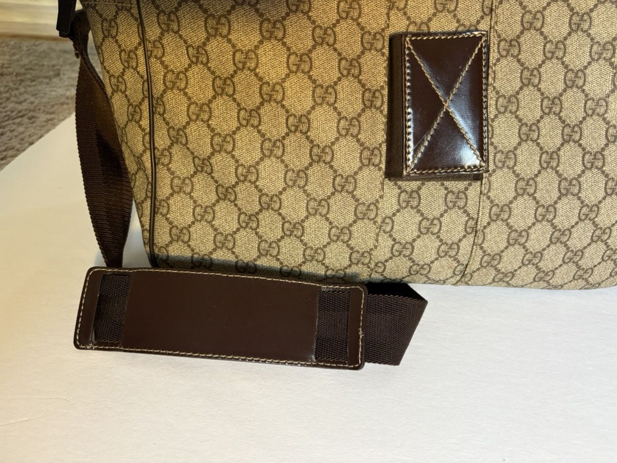 Gucci Vintage Gucci Brown Weekender authentic gucci gg monogram Size ONE SIZE - 4 Thumbnail